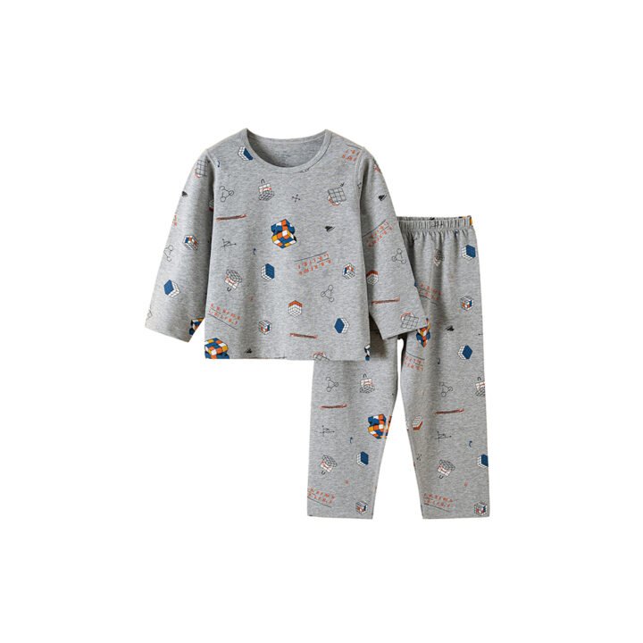 Wholesale Kids Cotton Pajama Set H1078 | Custom Kids Sleepwear OEM Nuohua