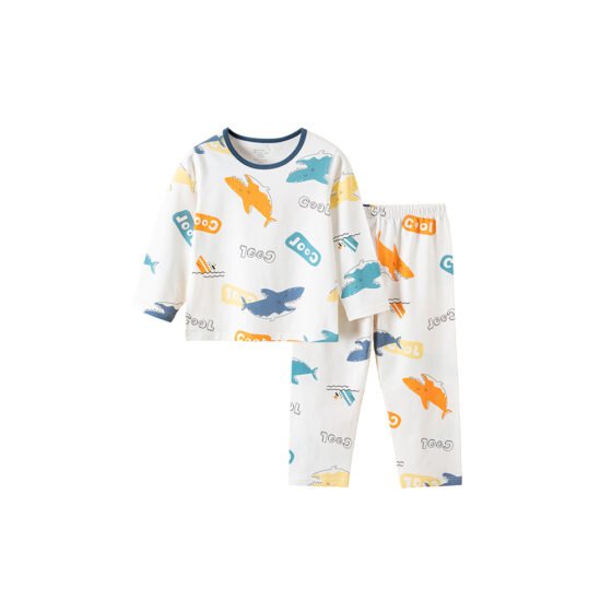 Wholesale Kids Cotton Pajama Set H1078 | Custom Kids Sleepwear OEM Nuohua