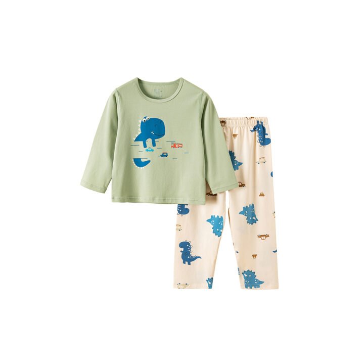 Wholesale Kids Cotton Pajama Set H1078 | Custom Kids Sleepwear OEM Nuohua