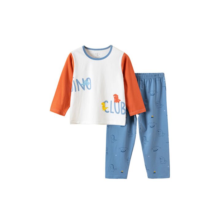 Wholesale Kids Cotton Pajama Set H1078 | Custom Kids Sleepwear OEM Nuohua