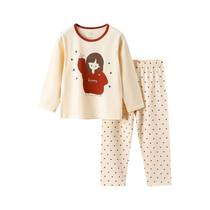 Wholesale Kids Cotton Pajama Sets H923 | Custom Kids Sleepwear OEM Nuohua