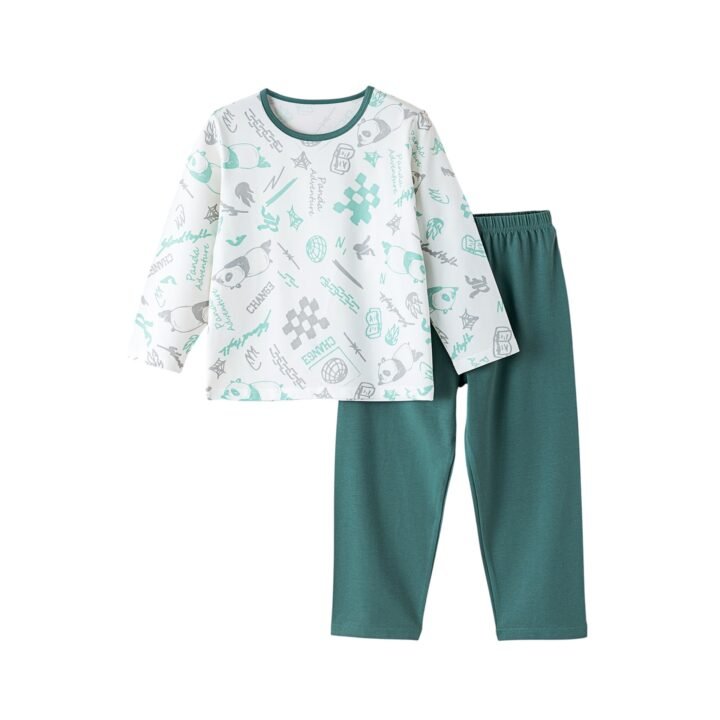 Wholesale Kids Cotton Pajama Sets H923 | Custom Kids Sleepwear OEM Nuohua