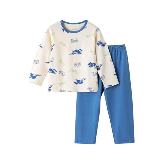 Wholesale Kids Cotton Pajama Sets H923 | Custom Kids Sleepwear OEM Nuohua