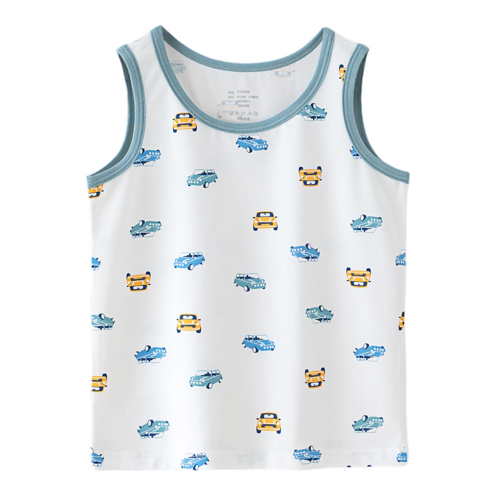 Wholesale Boys Cotton Tank Tops H1101 | Custom Kids Sleepwear OEM Nuohua