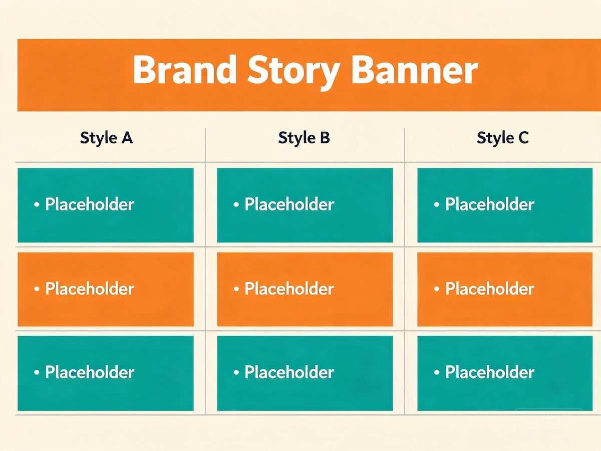 A+ Content module layout for a kids apparel brand showing a comparison chart of three underwear cuts and a brand story banner with factory quality control highlights