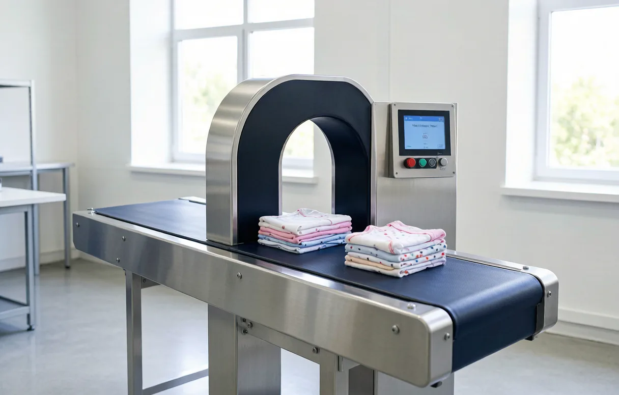 Dedicated needle detector used in our quality control