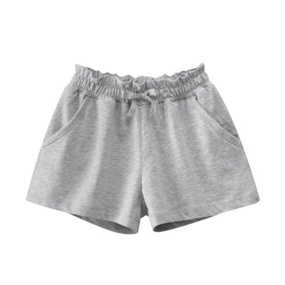 Girls heather grey everyday play shorts