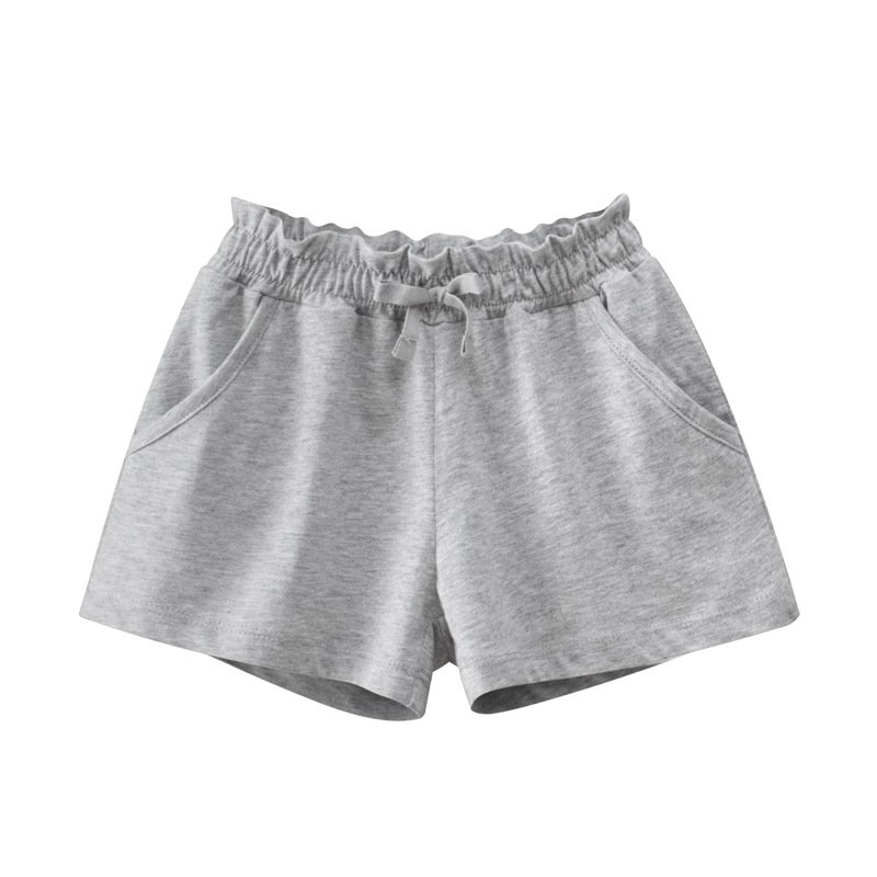 Girls heather grey everyday play shorts