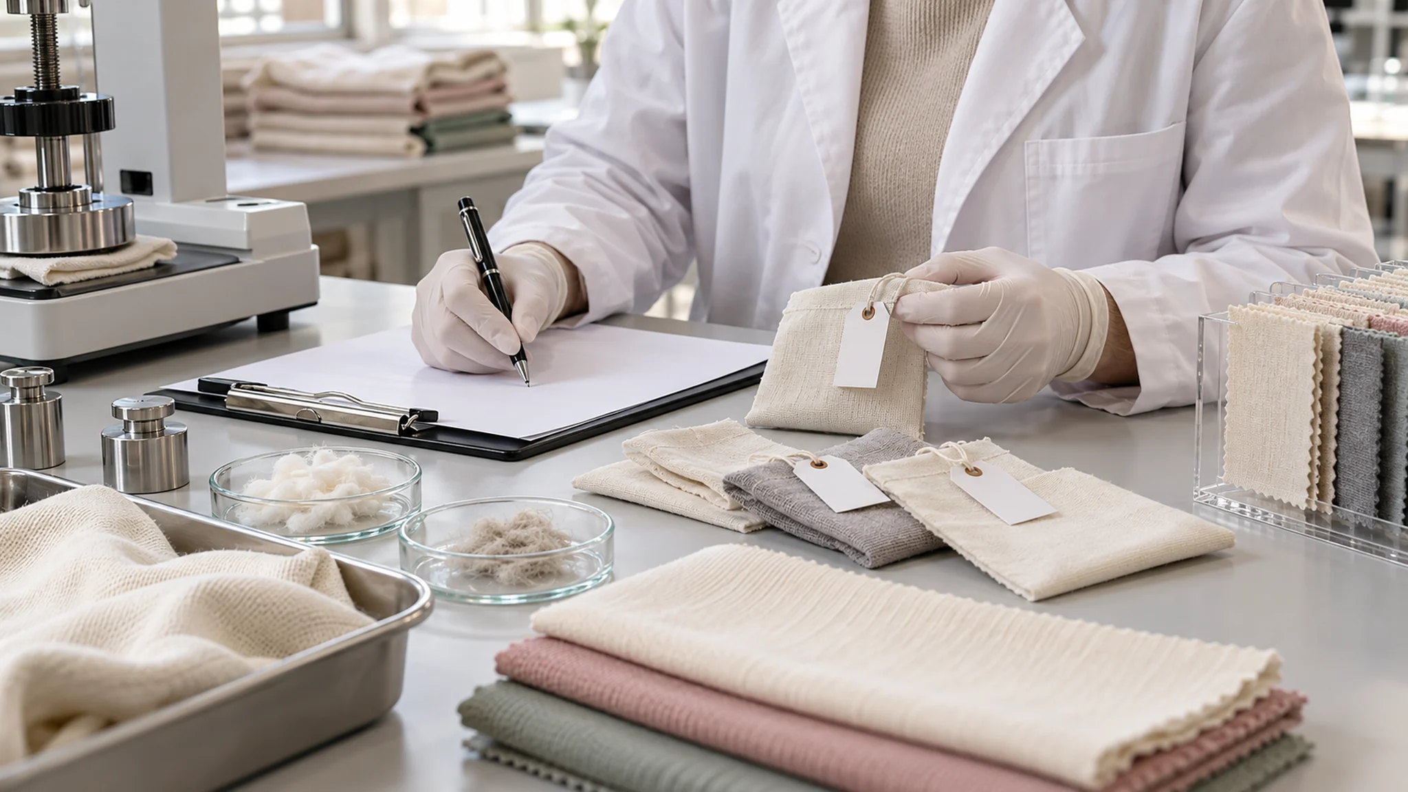 Fabric swatch traceability and testing | kidswear sourcing and manufacturing