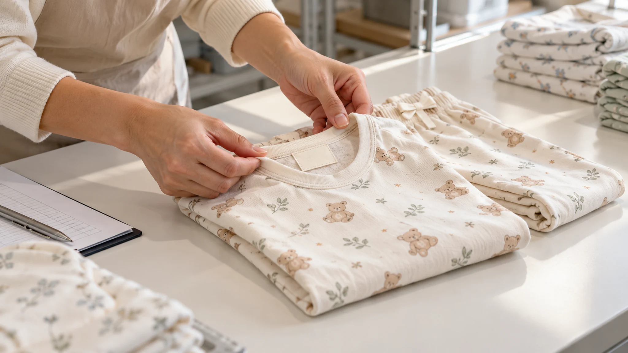 Pre-shipment pajama inspection | kidswear sourcing and manufacturing