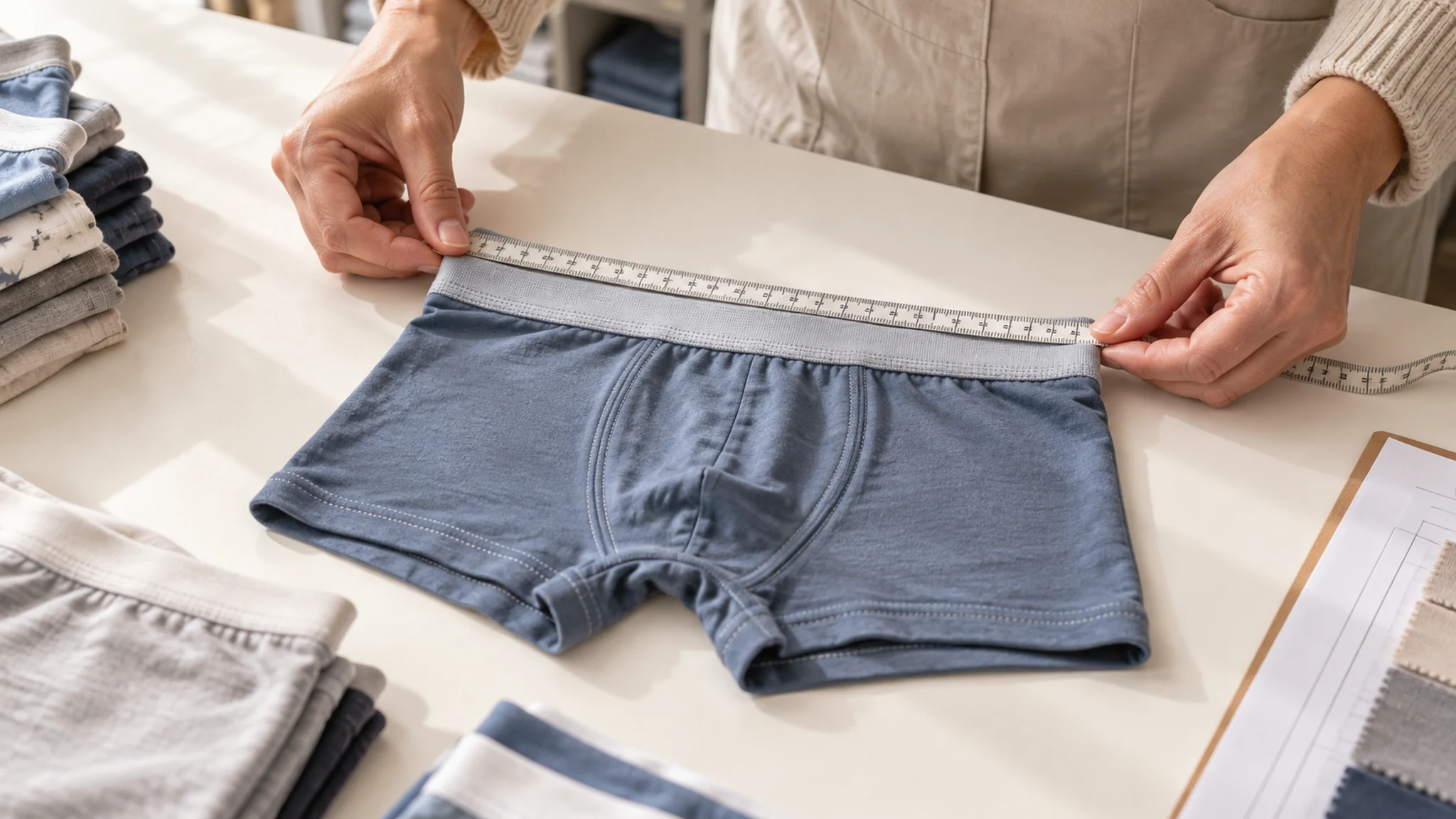 Relaxed waistband garment measurement | kidswear sourcing and manufacturing