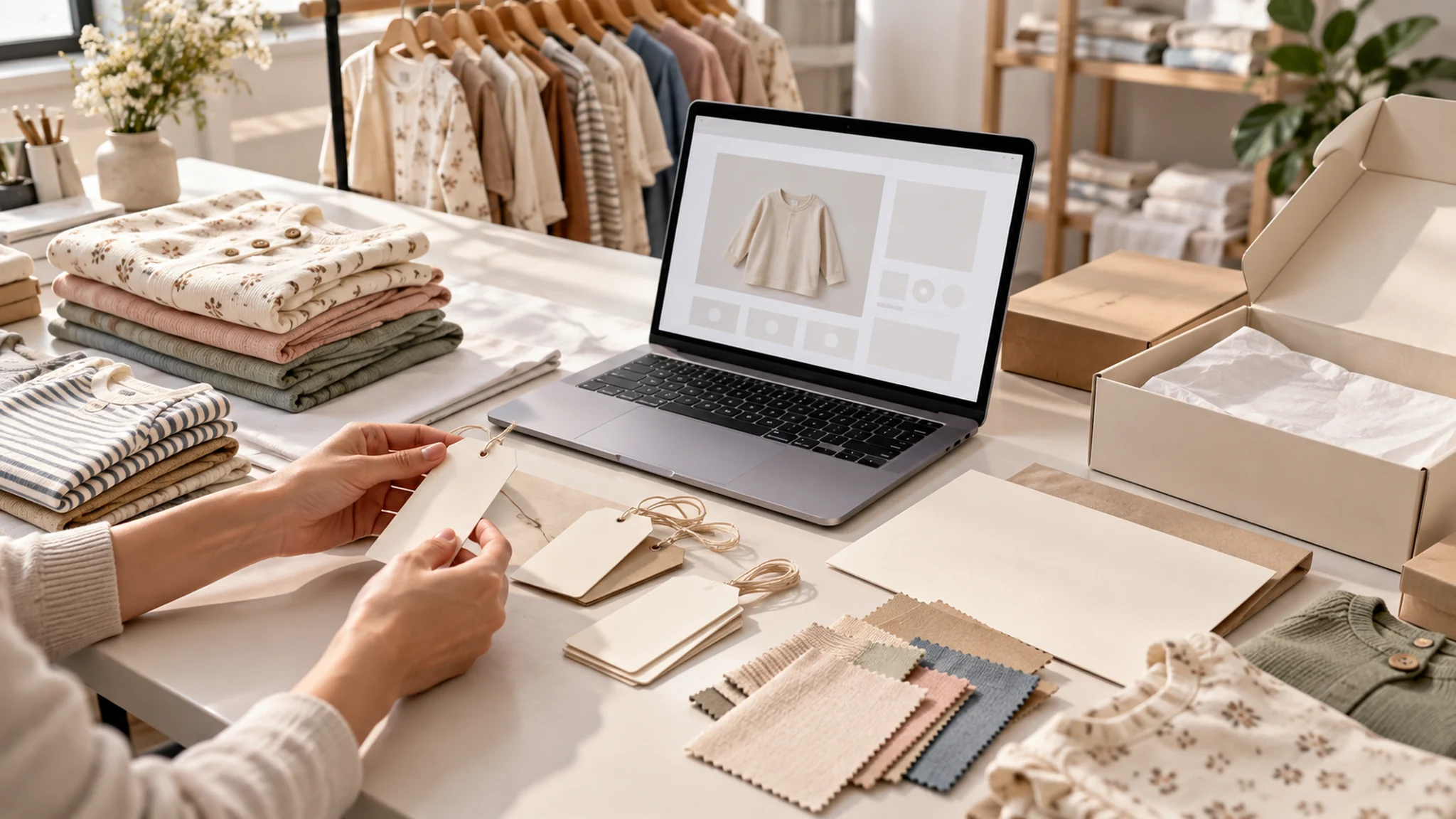 Product ID and online sales label inspection | kidswear sourcing and manufacturing