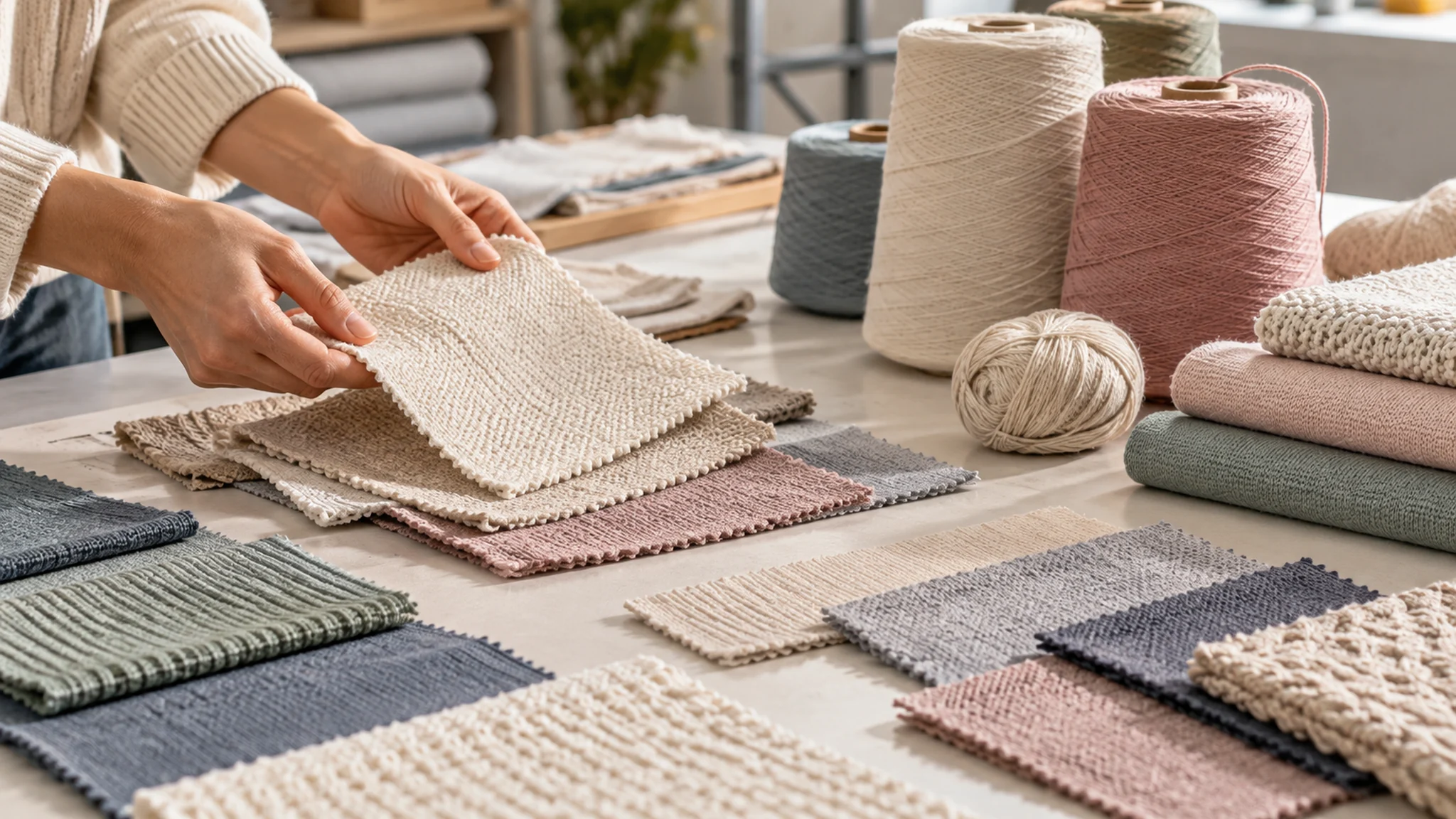 Blended yarn and knit swatch quality evaluation | kidswear sourcing and manufacturing