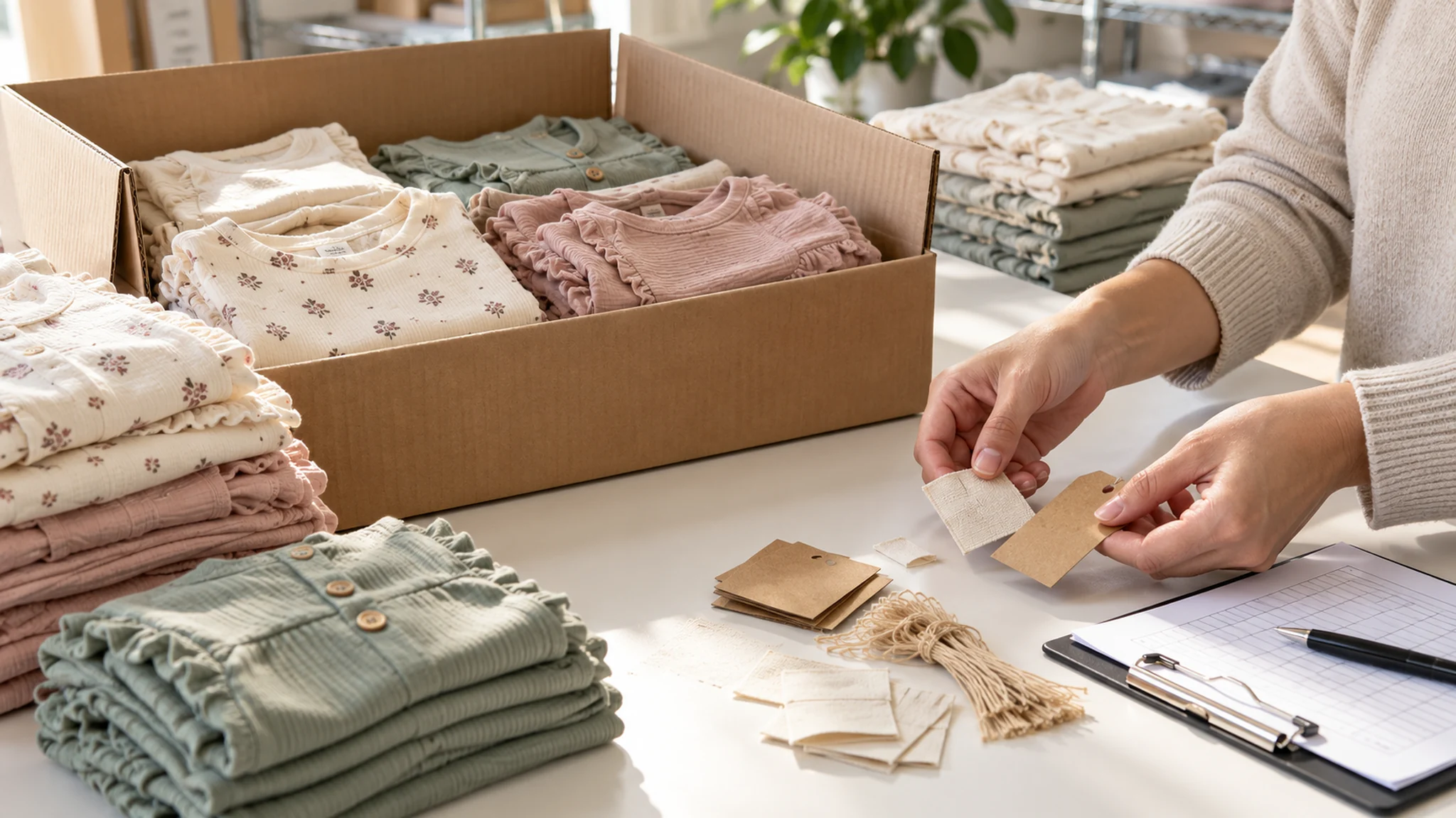Final bulk lot packaging inspection | kidswear sourcing and manufacturing