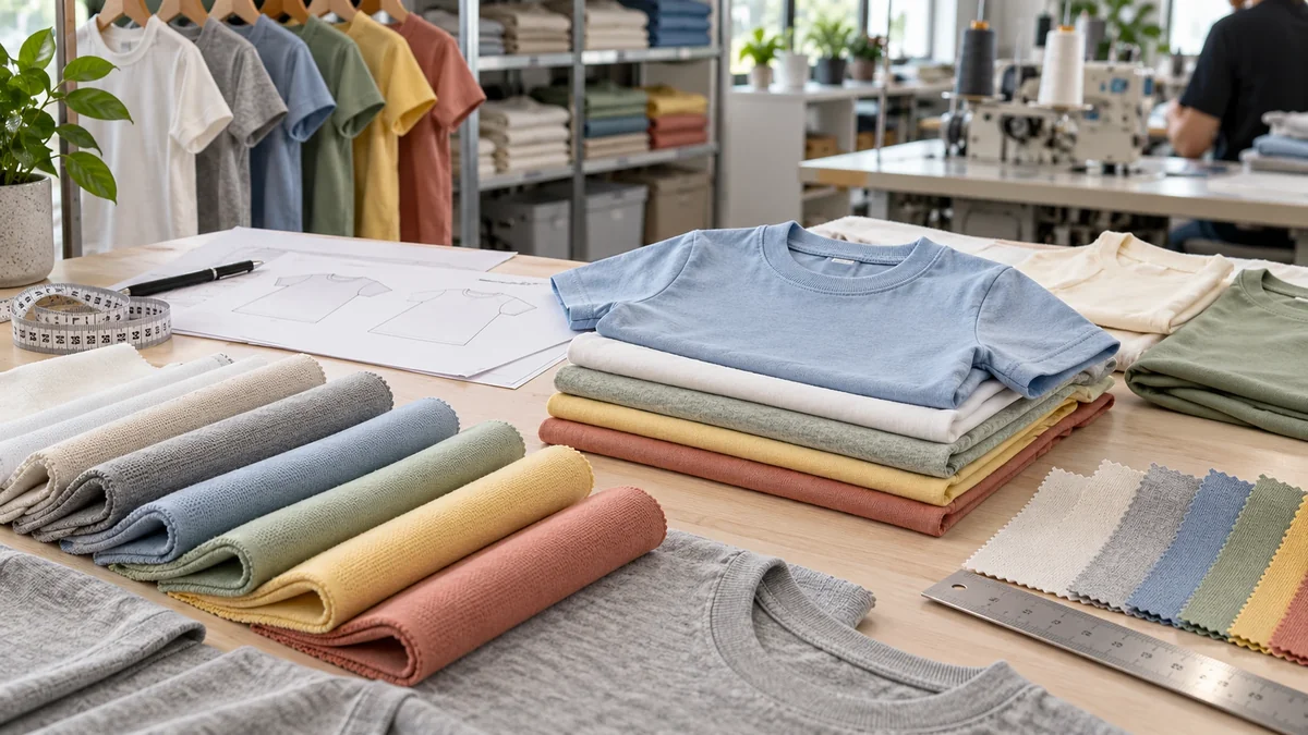 Kids cotton T-shirts beside single jersey fabrics and GSM specifications